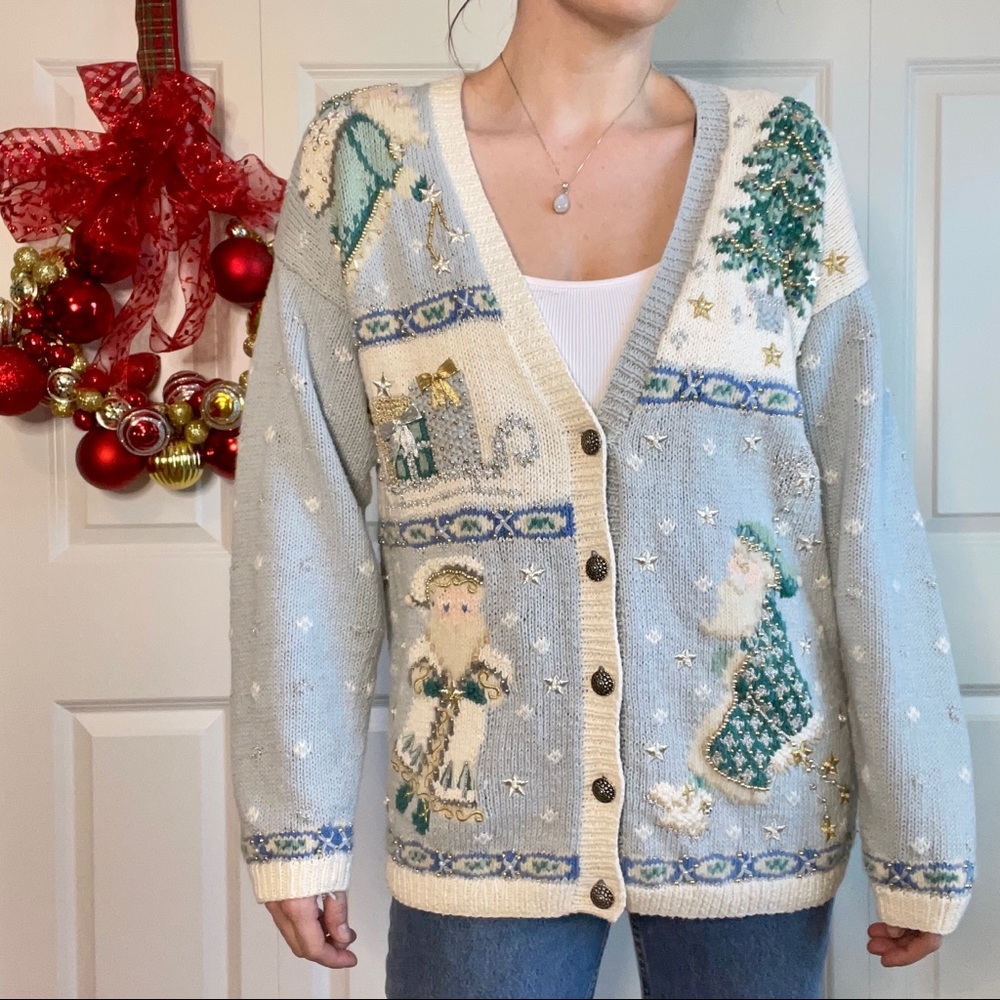 VTG Marisa Christina Classics Christmas Sweater 1995 LTD ED. Women's Size M